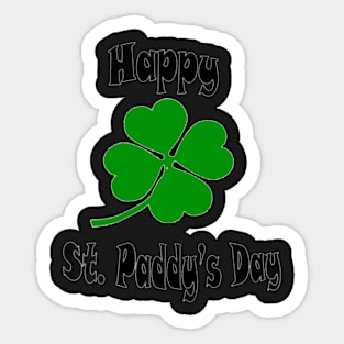 Lucky Four Leaf Clover Leprechaun Beer Mug Cheers Sticker